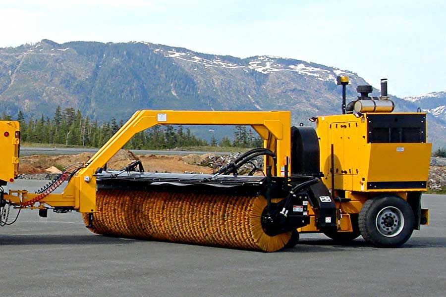 4600 Track Towing Airport Broom